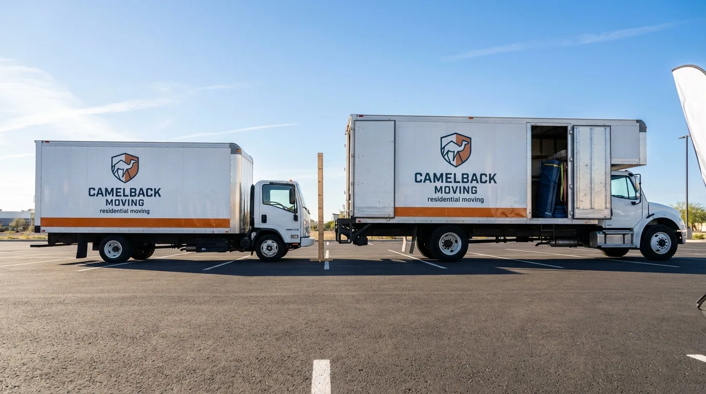 Moving truck size capacity guide in Gilbertsville